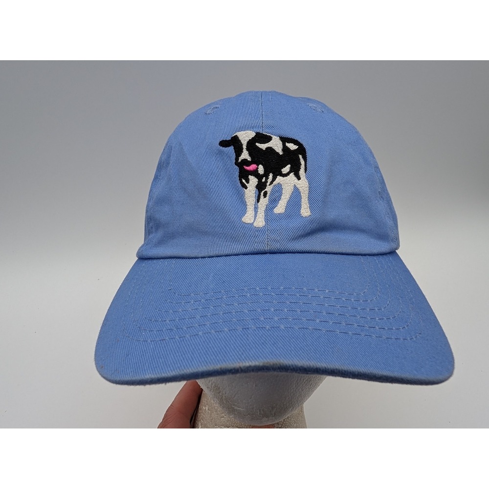 California's Finest BANGER Cow Embroidered Blue Baseball Cap Hat Adjustable